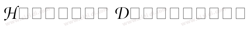 Hendbras Display字体转换